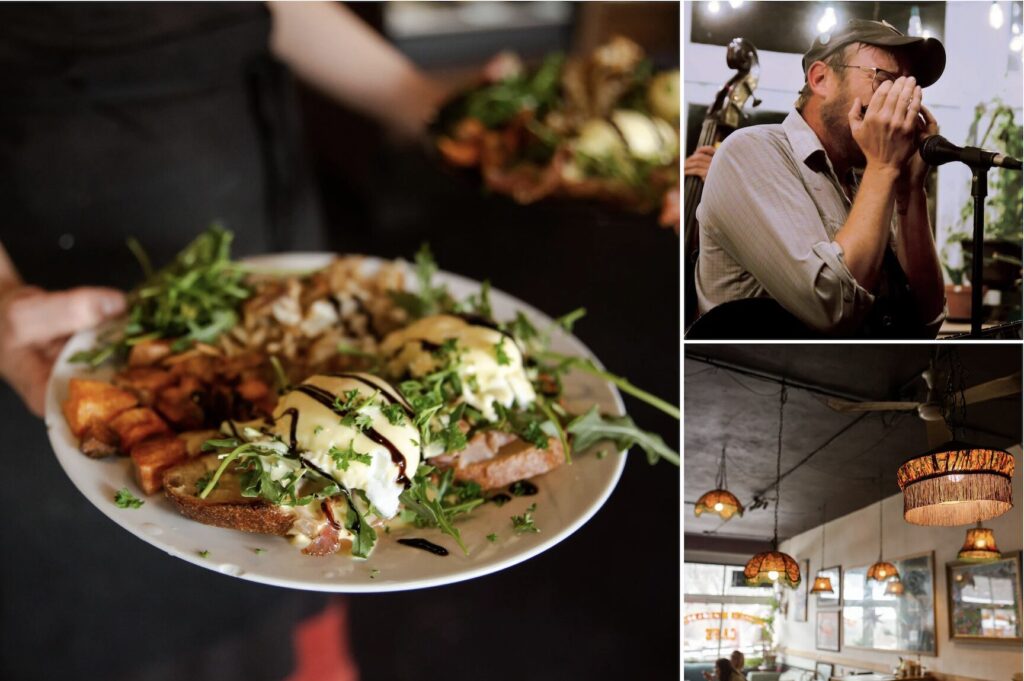 Delicious food and live music at the Jamestown Mercantile